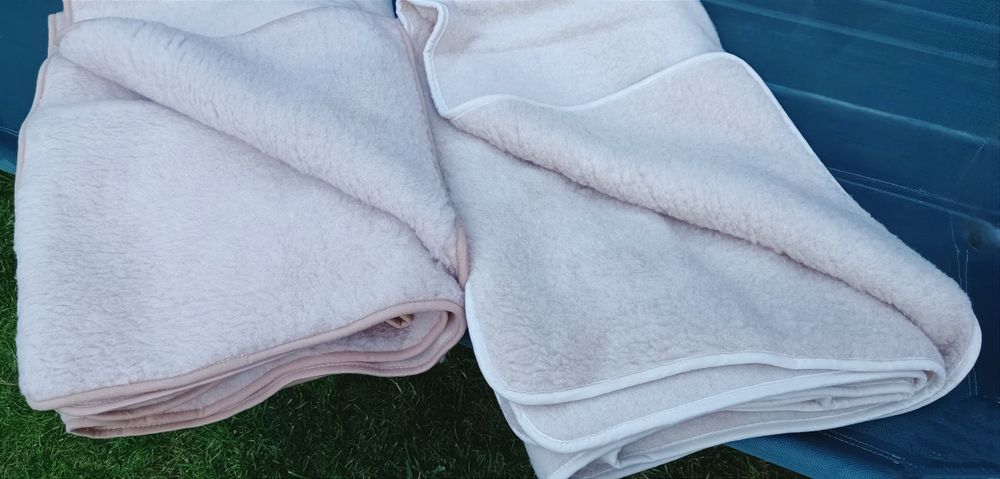 Nowa Piękna Zdrowa Kołdra z wełny, naturalna Miękka 135x200 dwa ko