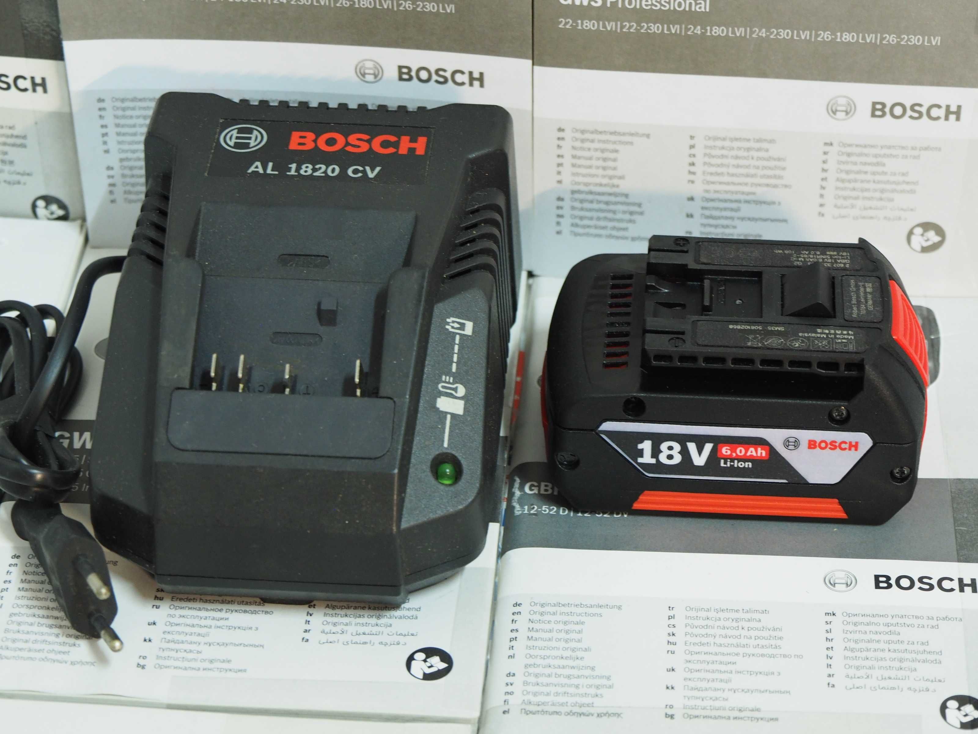 BOSCH ladowarka + bateria 18v 6Ah akumulator wurth berner bti