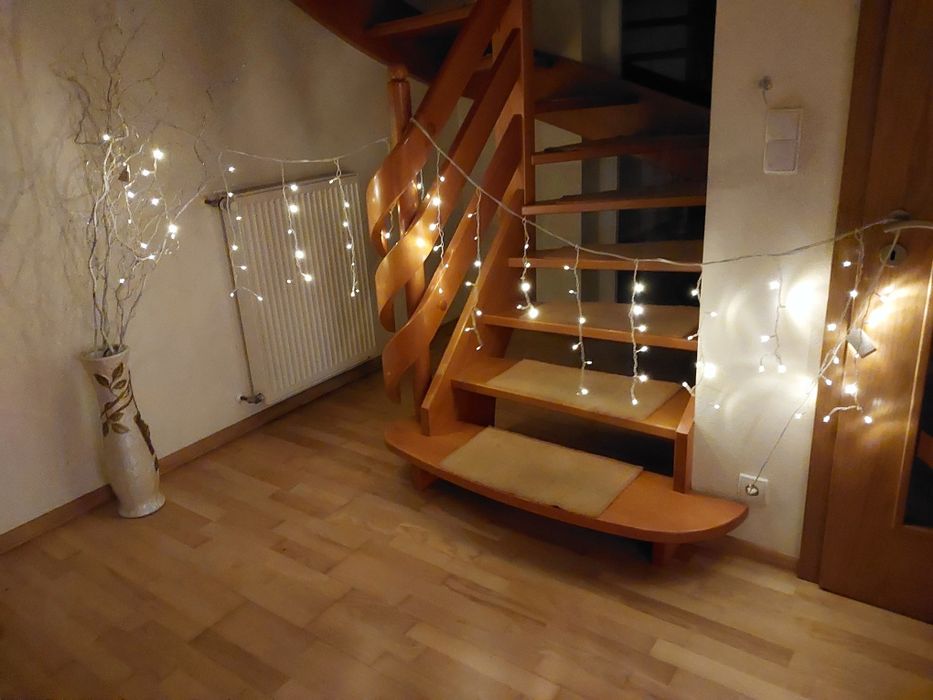 Kurtyna świetlna led schody balustrady 100szt 3m lampki święta 220v