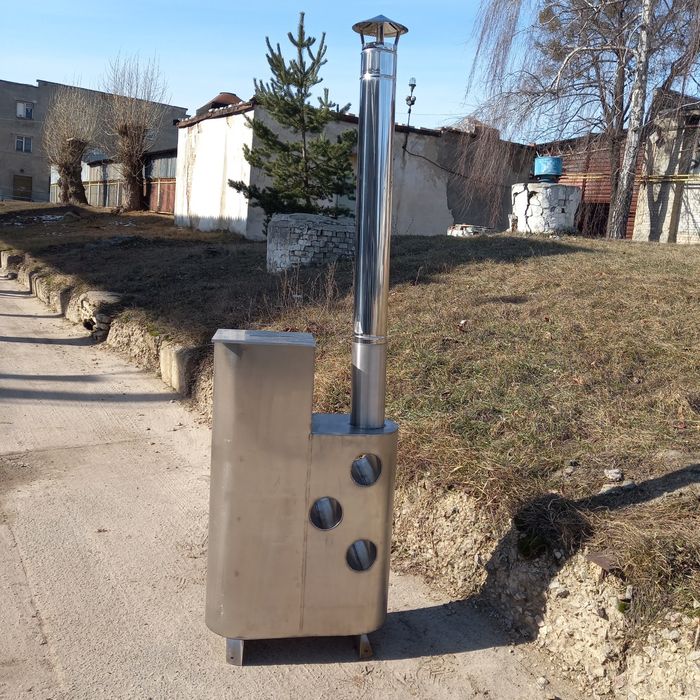 Піч водонагрівач для басейну, купелі, чану з нержавіючої сталі