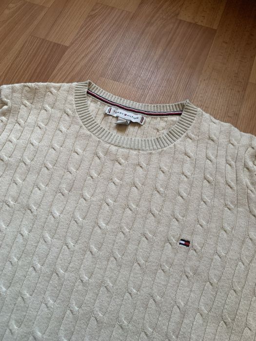 оригинал tommy hilfiger женский вязанный свитер luxury old money