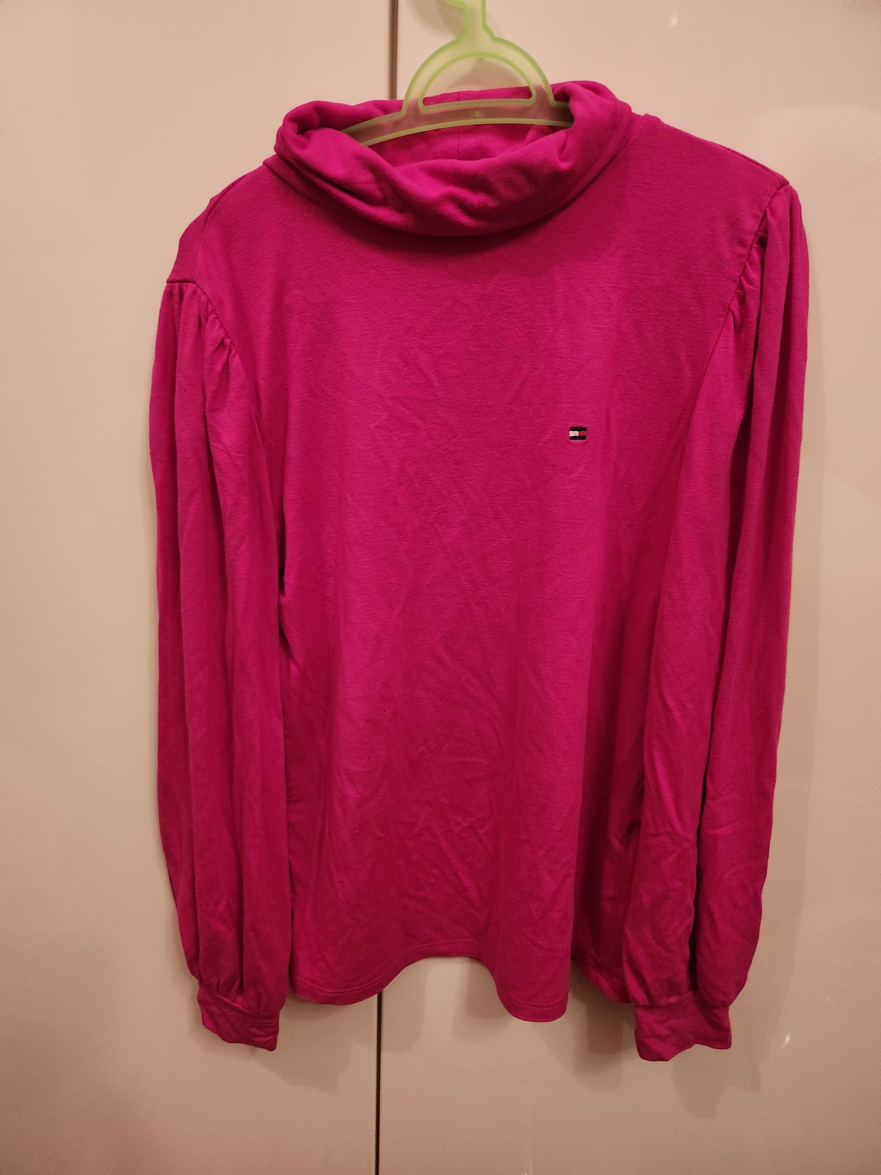 Różowy golf długim rękawem Tommy Hilfiger 128