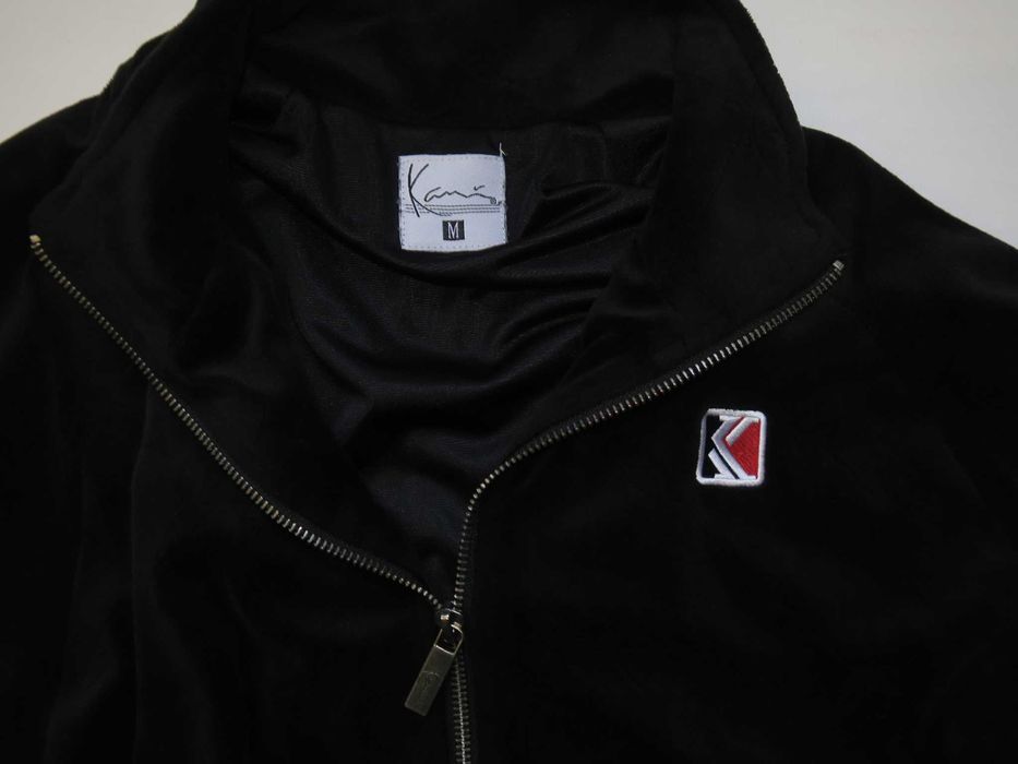 Karl Kani bluza welurowa na zamek M