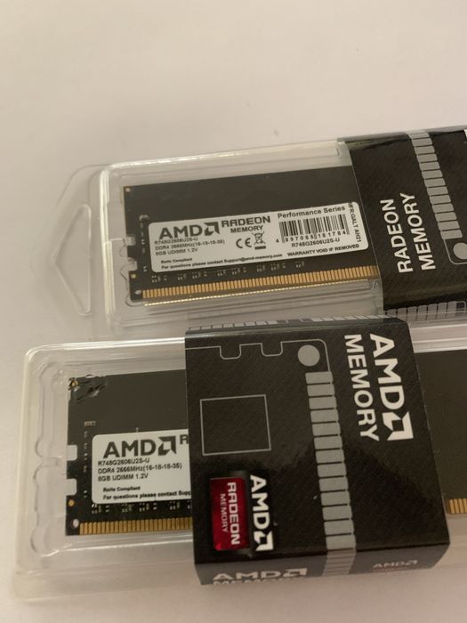 Планка оперативної памʼяті AMD RADEON 8gb 2666 mhz