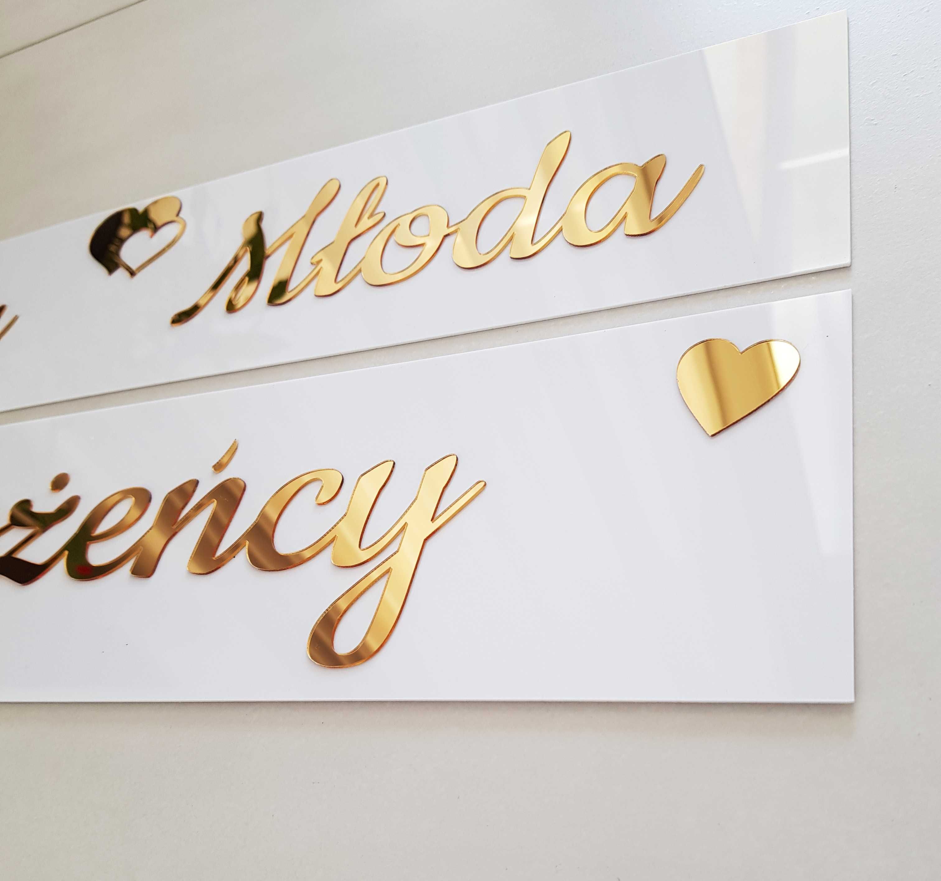Tablice rejestracyjne na ślubne auto