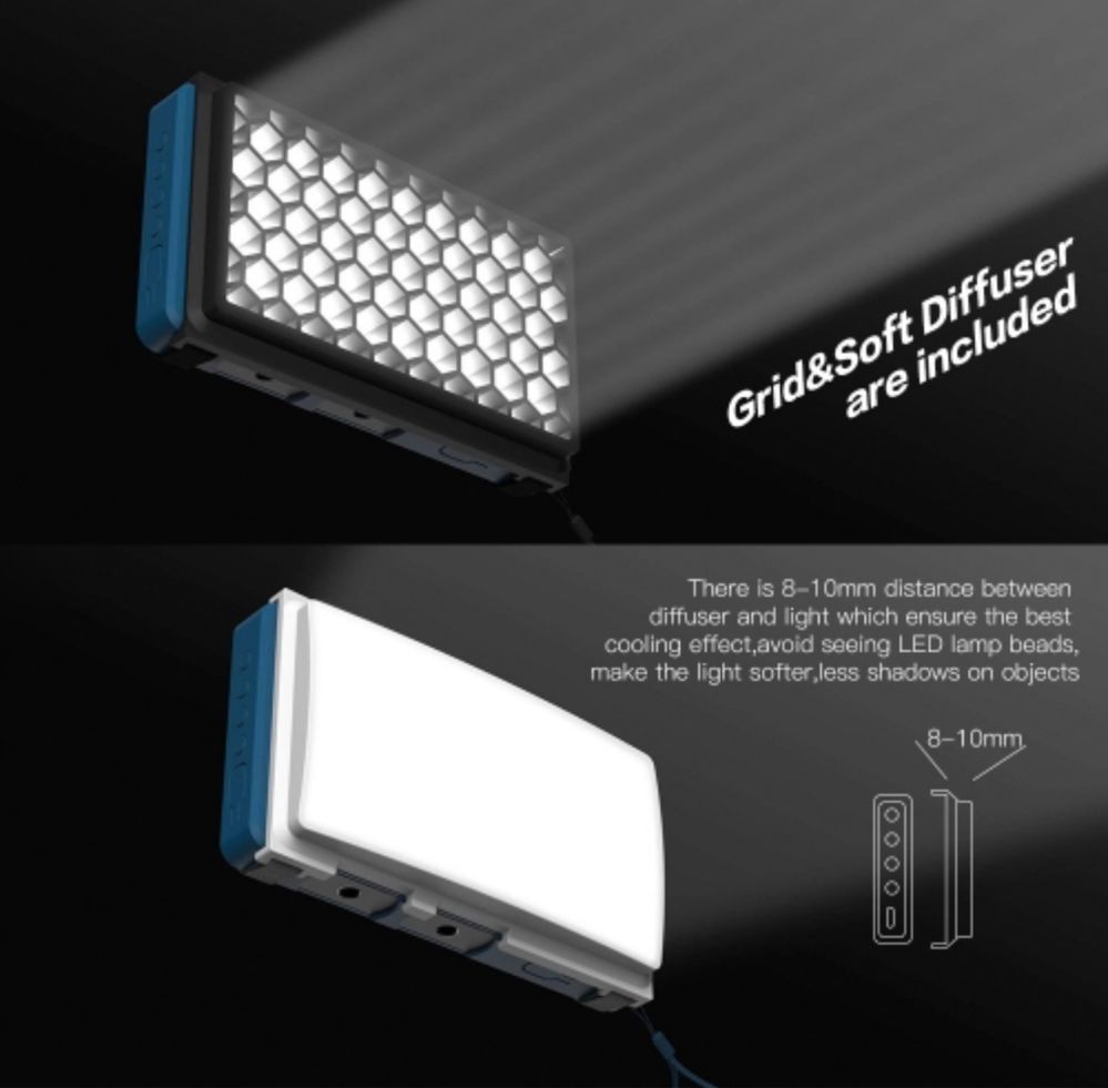 Накамерне світло DF TreeFrog Waterproof RGB Magnetic LED Light
