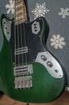 Gitara basowa typu Fender Jaguar ciemnozielona