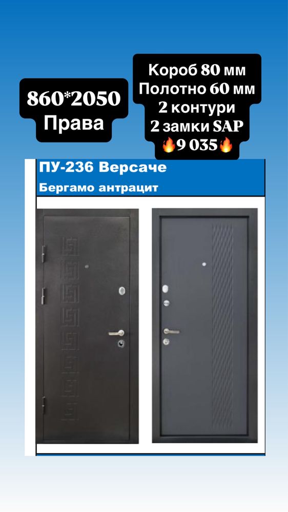 Вхідні двері від економ класу до преміум