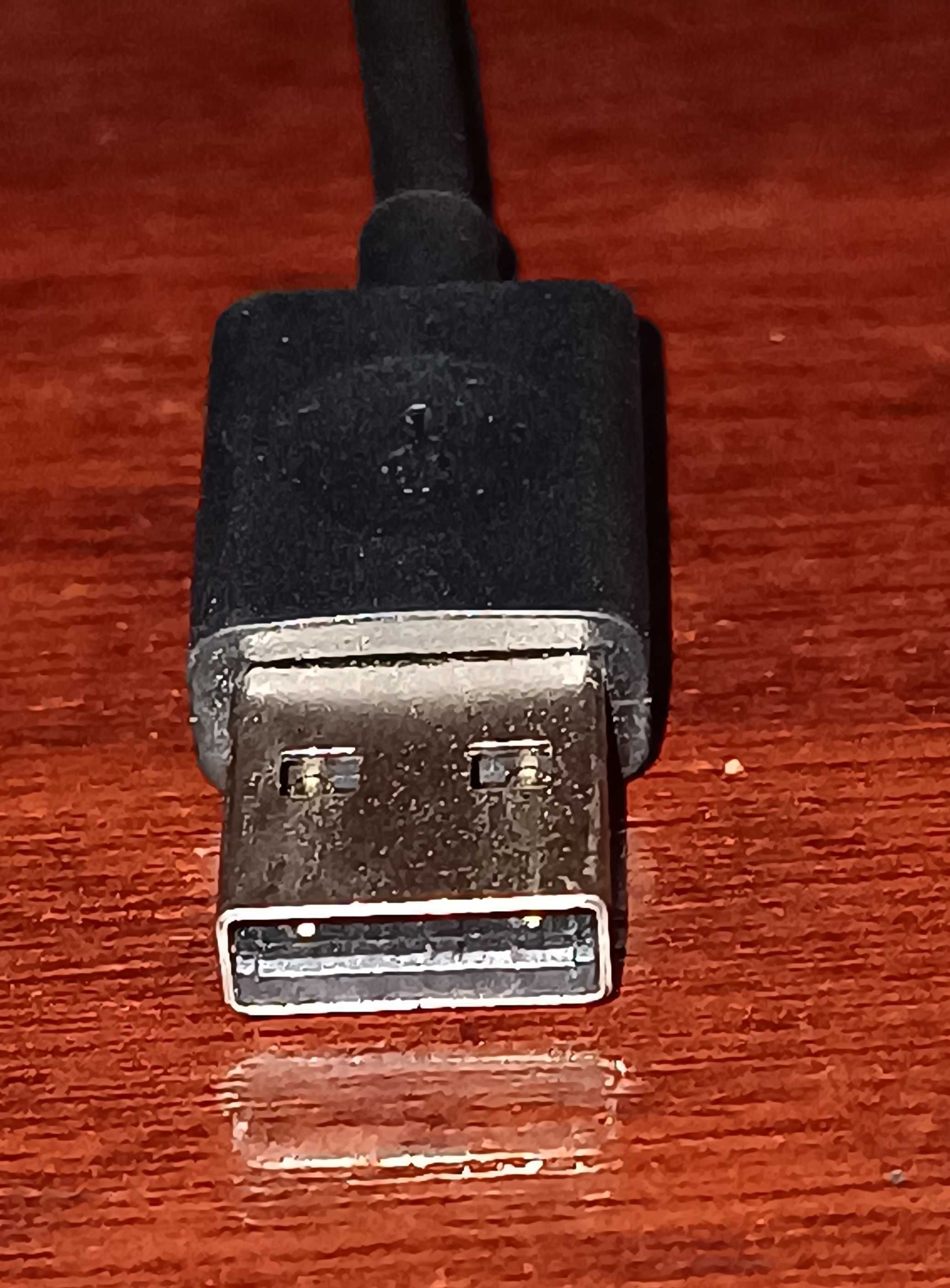 Kabel mini przewód USB – USB A czarny, długość 100 cm