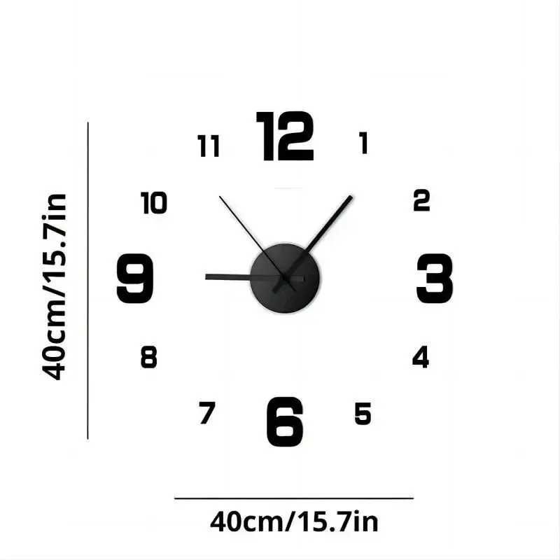 Zegar ścienny czarny lub czerwony
