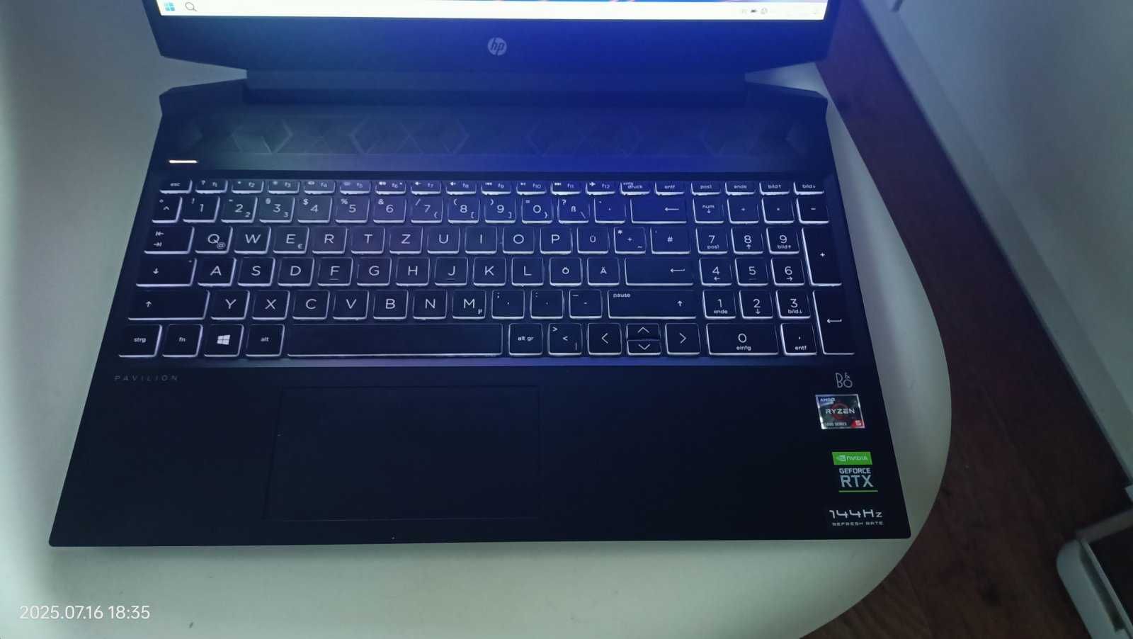 HP Pavilion Gaming (15,6 IPS/Ryzen 5/RAM 16/SSD 1Tb/RTX 3050Ti)