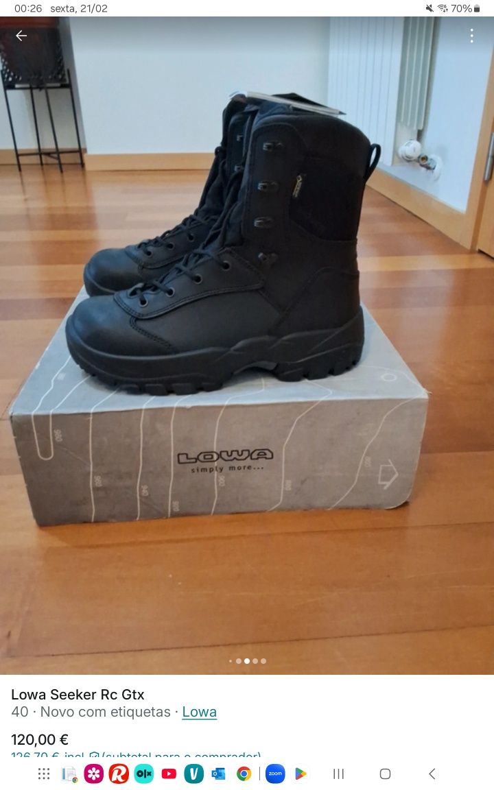 Botas lowa recon