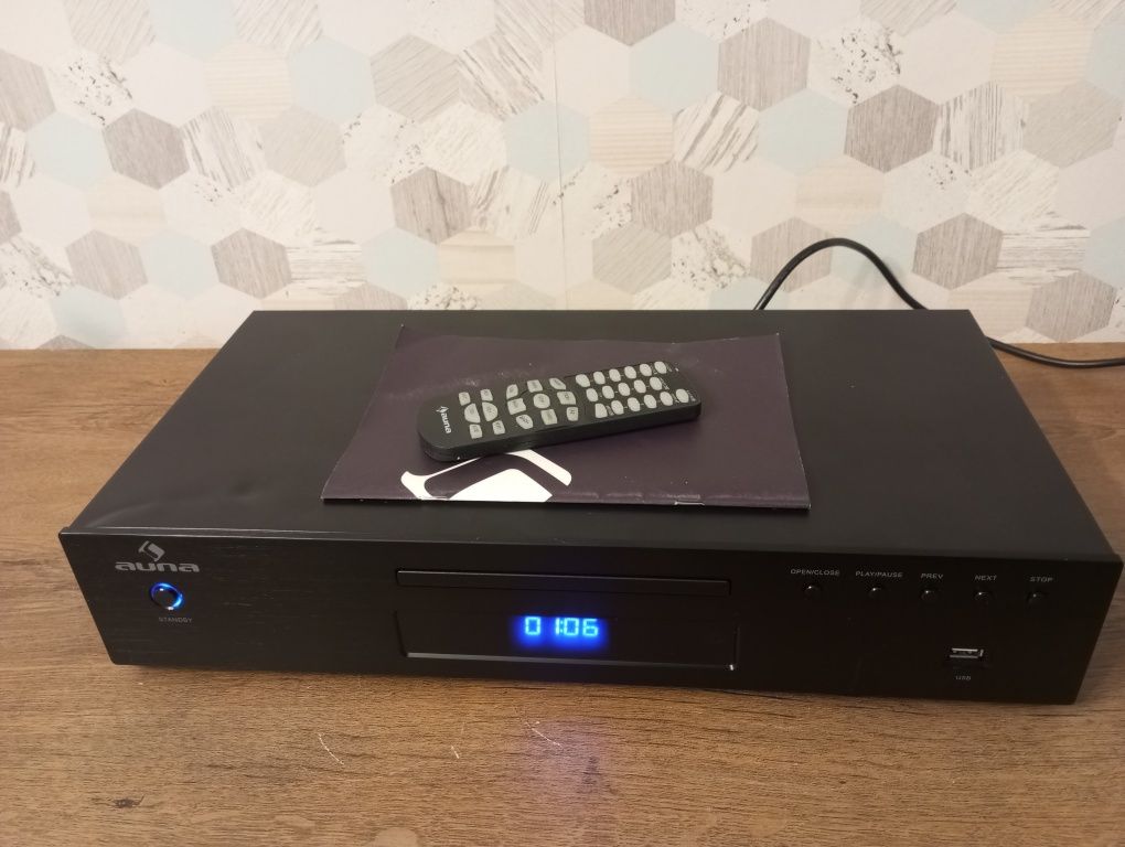 Odtwarzacz CD Auna AV2-CD509 z pilotem