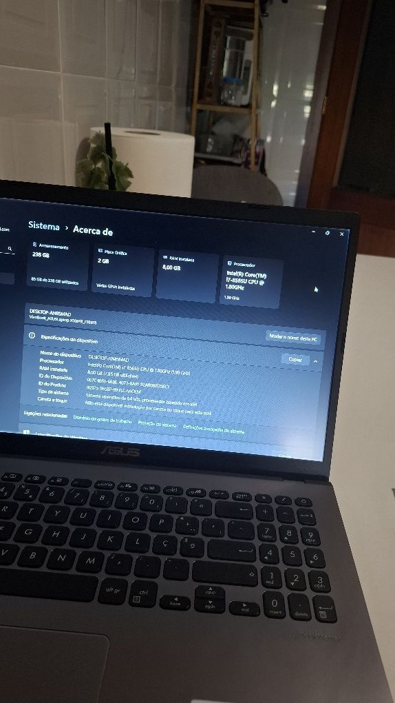 Desktop Asus i7 como novo (com fatura)