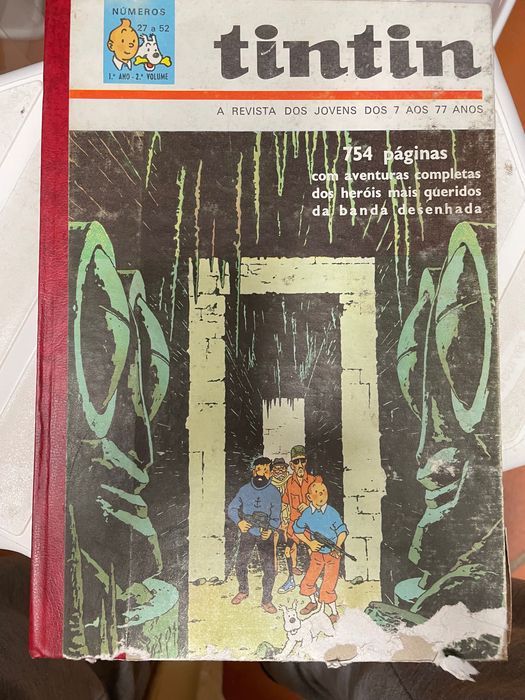 Revista Semanário Tintin - grande conjunto de revistas