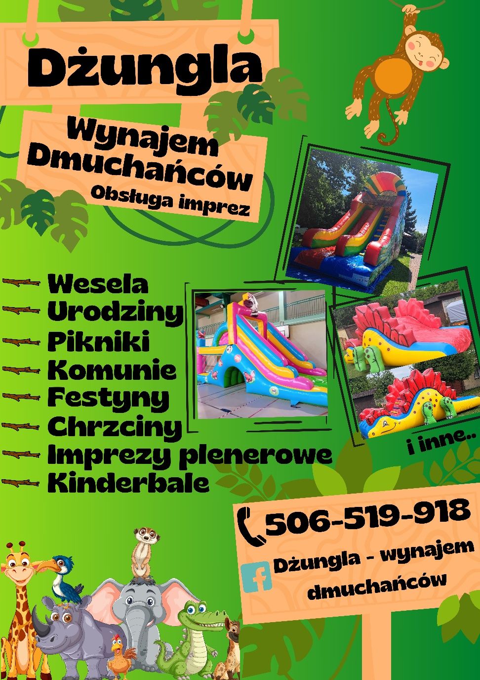 Dmuchaniec,  Dmuchańce, Dmuchana zjeżdżalnia