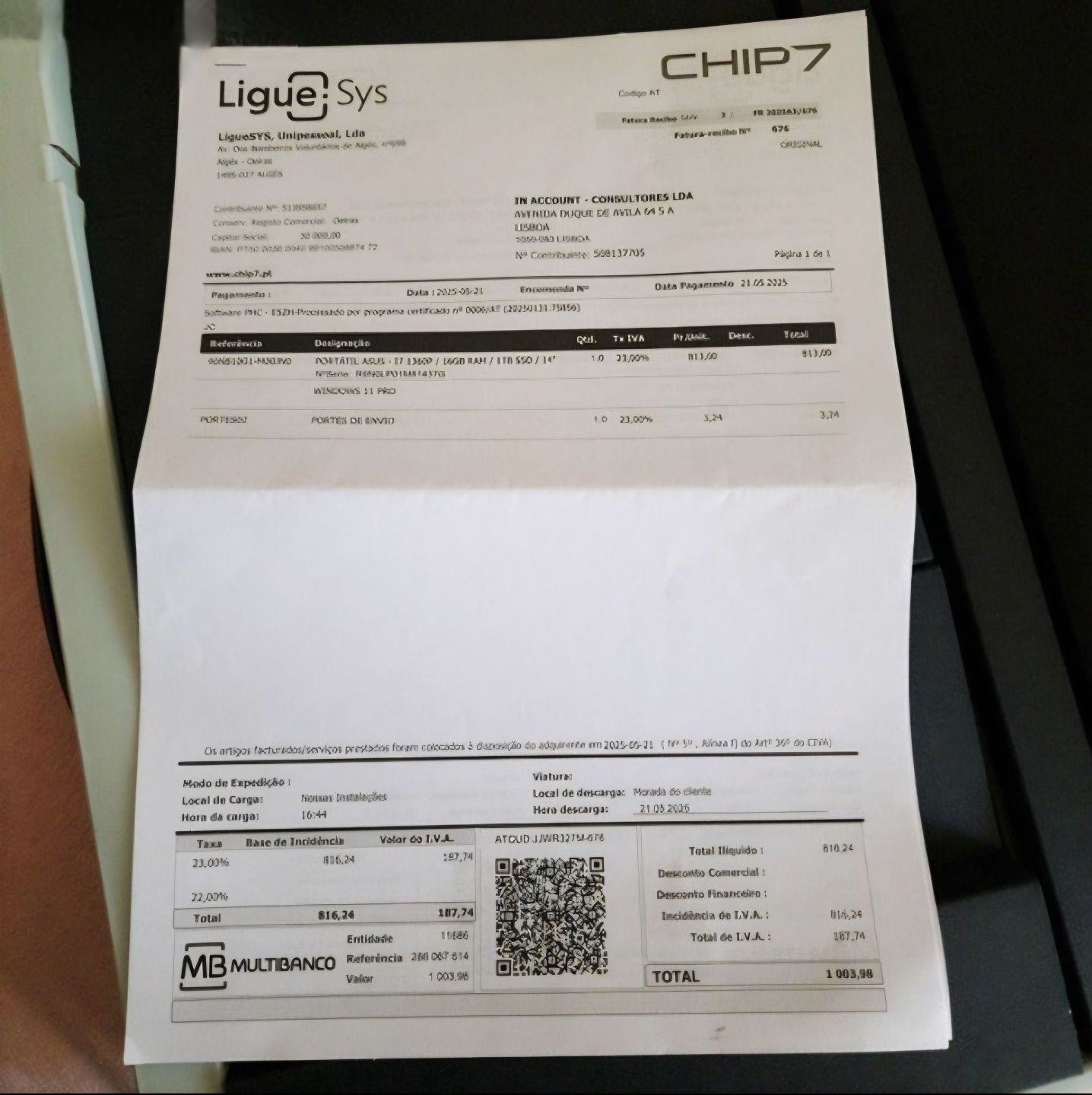 Portátil Asus zenbook