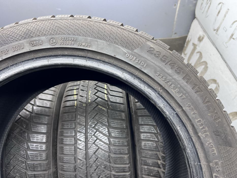 Шини ~5мм зима 235 45 R17 Continental Winter Contact TS850P зимові