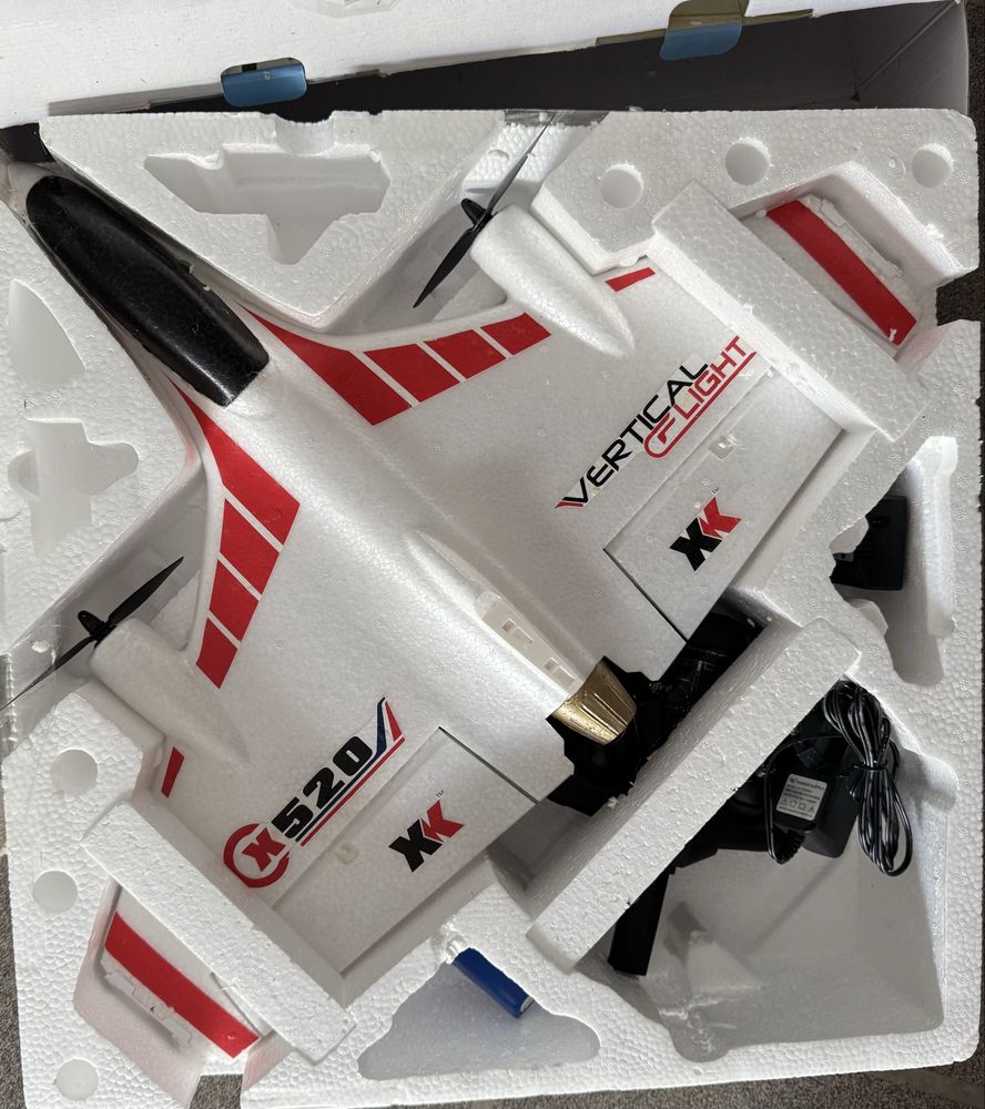 fighter x520, aviao telecomandado x520 nunca usado