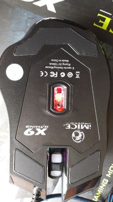 Новая игровая профессиональная мышь Imice X9 USB LED Черная