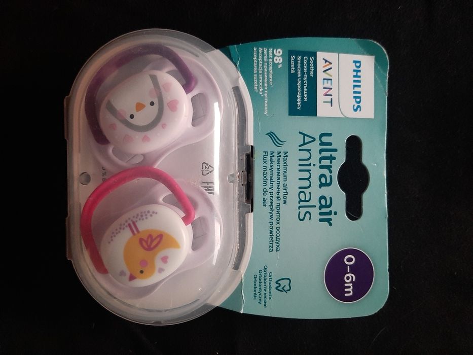 Avent smoczki uspokajające 0-6m 2szt