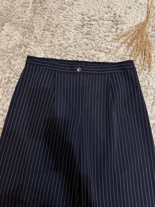 Брюки с широкими штанинами широкие штаны на резинке палаццо с защипами