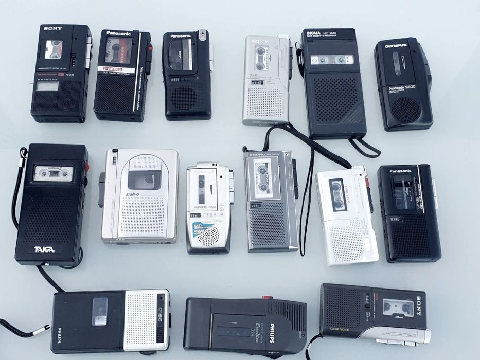 Dyktafony na mini kasety Sony Panasonic