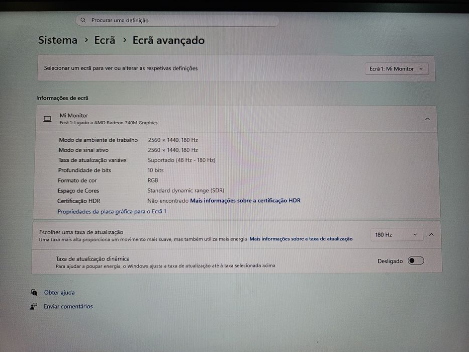 Monitor gaming MiniLed 1440p 180hz Xiaomi G Pro 27i