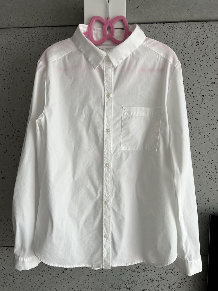 Biała koszula Zara apel uroczystość święta rozmiar 152, 11-12 lat