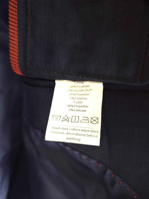 Paul Jones granatowa klasyczna męska marynarka casual M