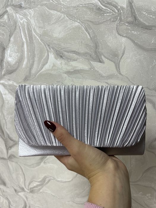 Клатч святковий (срібний/золотий/чорний)