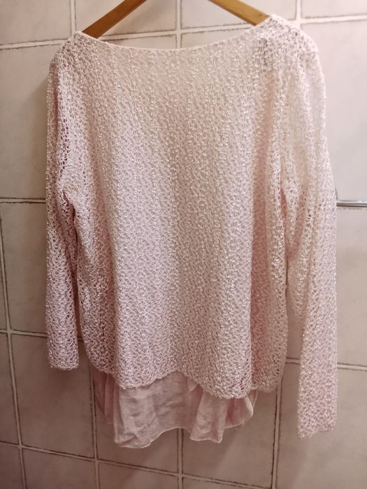 Blusa rosa brilhante - Tamanho 44
