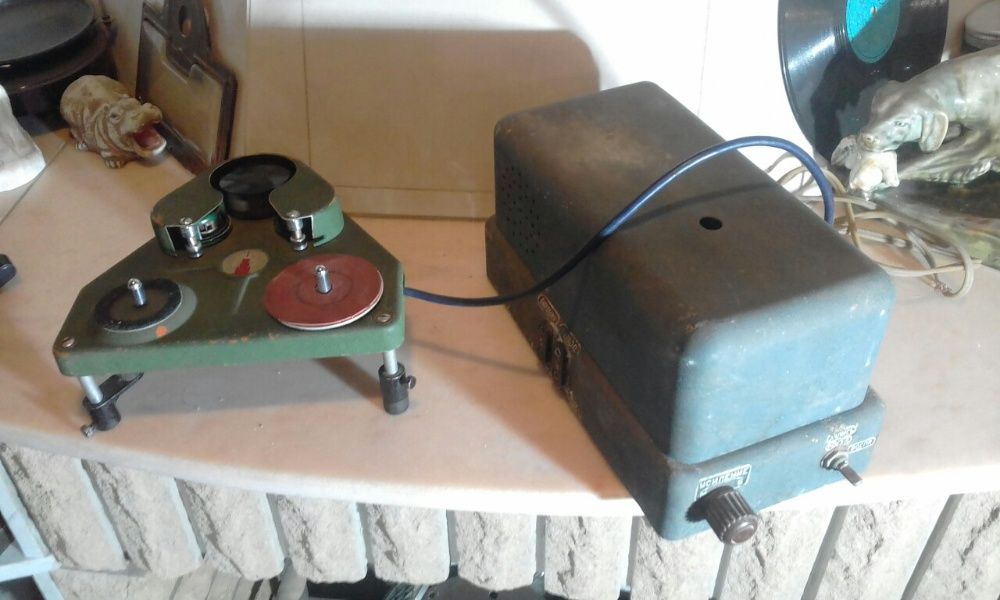 Самый первый бобинный магнитофон приставка МП-1. 1954-1956гг.