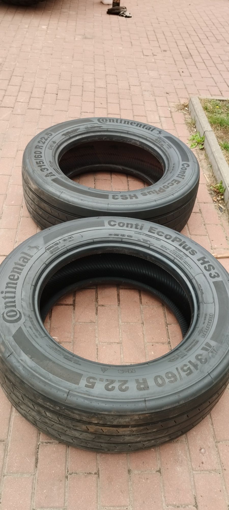 Continental 315/60R22.5, 2021r, 11mm, 315/60/22.5, Wysyłka, bezNapraw