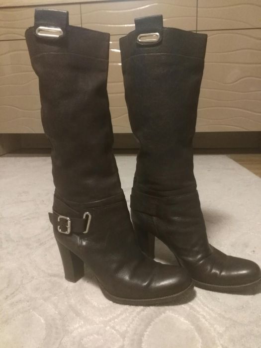 Prima Moda kozaki, botki, skórzane, rozm. 40