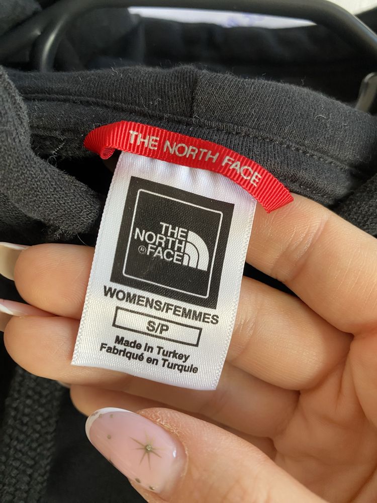 The North Face S krótka bluza crop czarna TNF damska