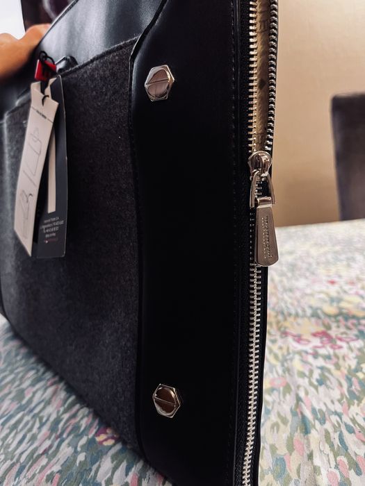 Torebka Monnari A340 torba na laptopa filcowy panel, wyciągane rączki