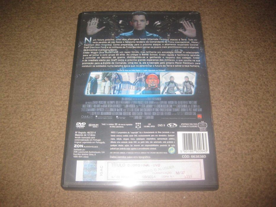 DVD "O Jogo Final" com Harrison Ford