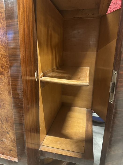 Komplet ArtDeco stół i bufet palisander - czeczota lata 30’ XX.