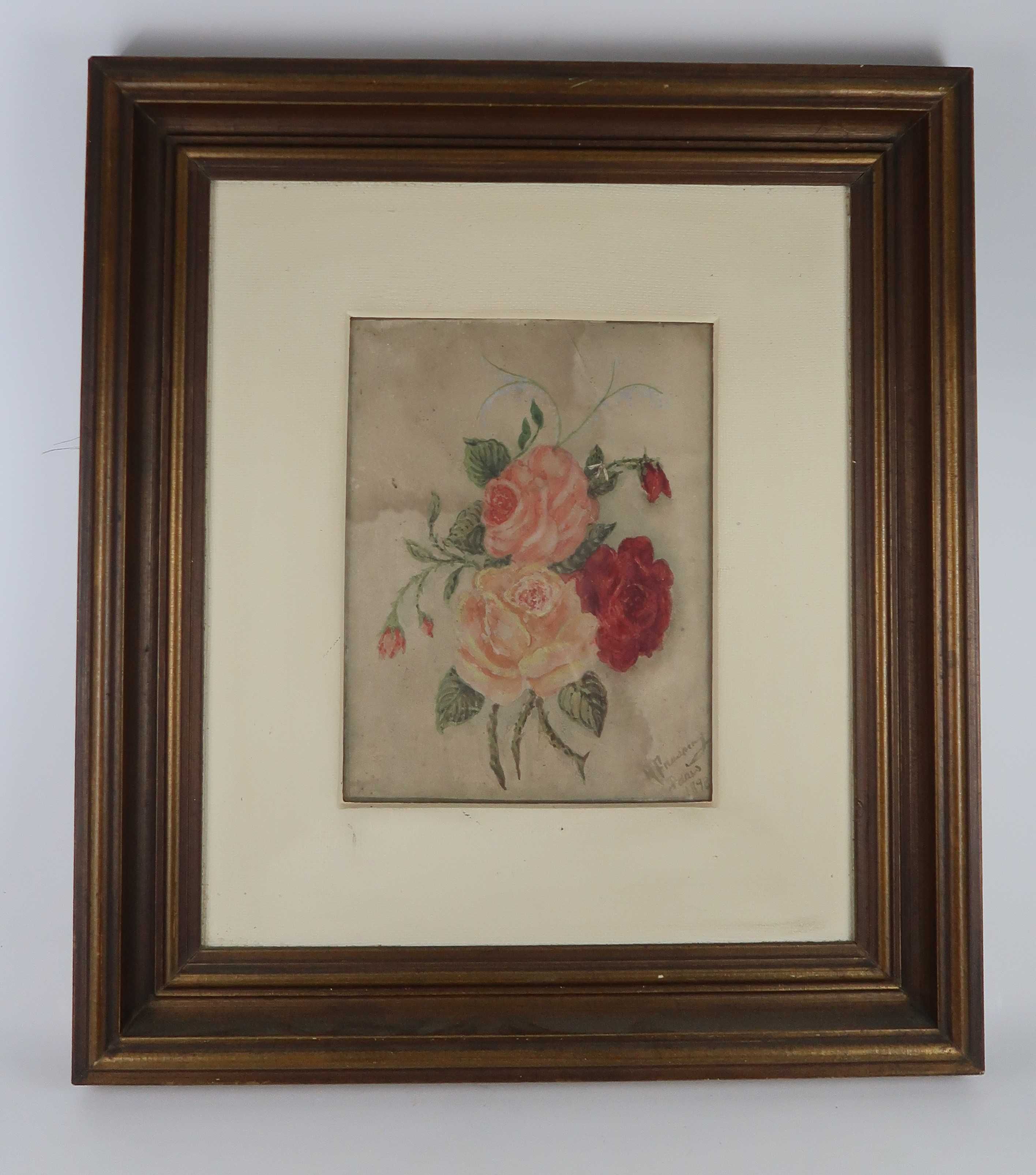 Pinturas Florais 1898 -M. Fresnay ( ?)