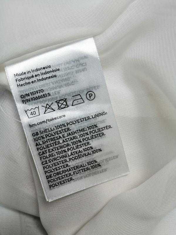 Длинное свободное платье с v-образным вырезом h&m