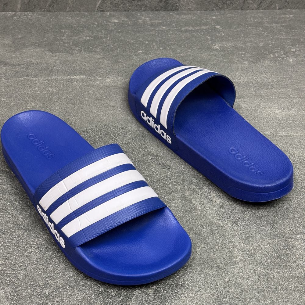 Сині тапочки слайди шльопанці Adidas Adilette GW1048 ОРИГІНАЛ 100% 44