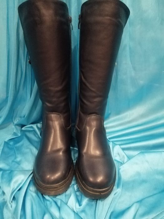 Kozaki granatowe stan idealny