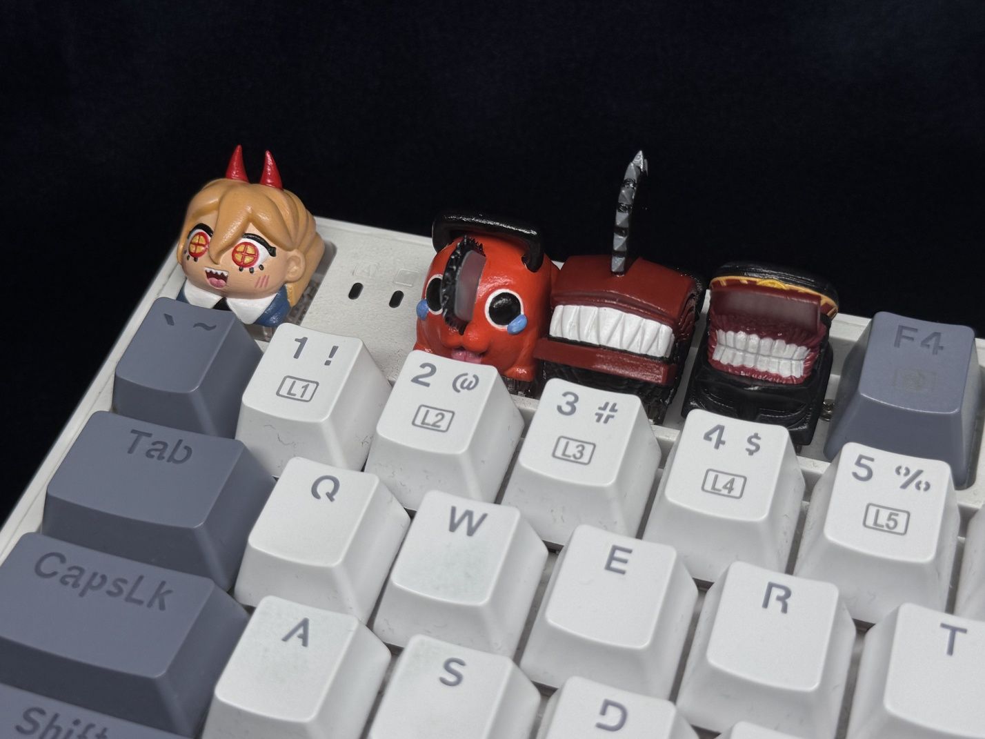 Anime keycap / nakładki na klawisze chainsaw man