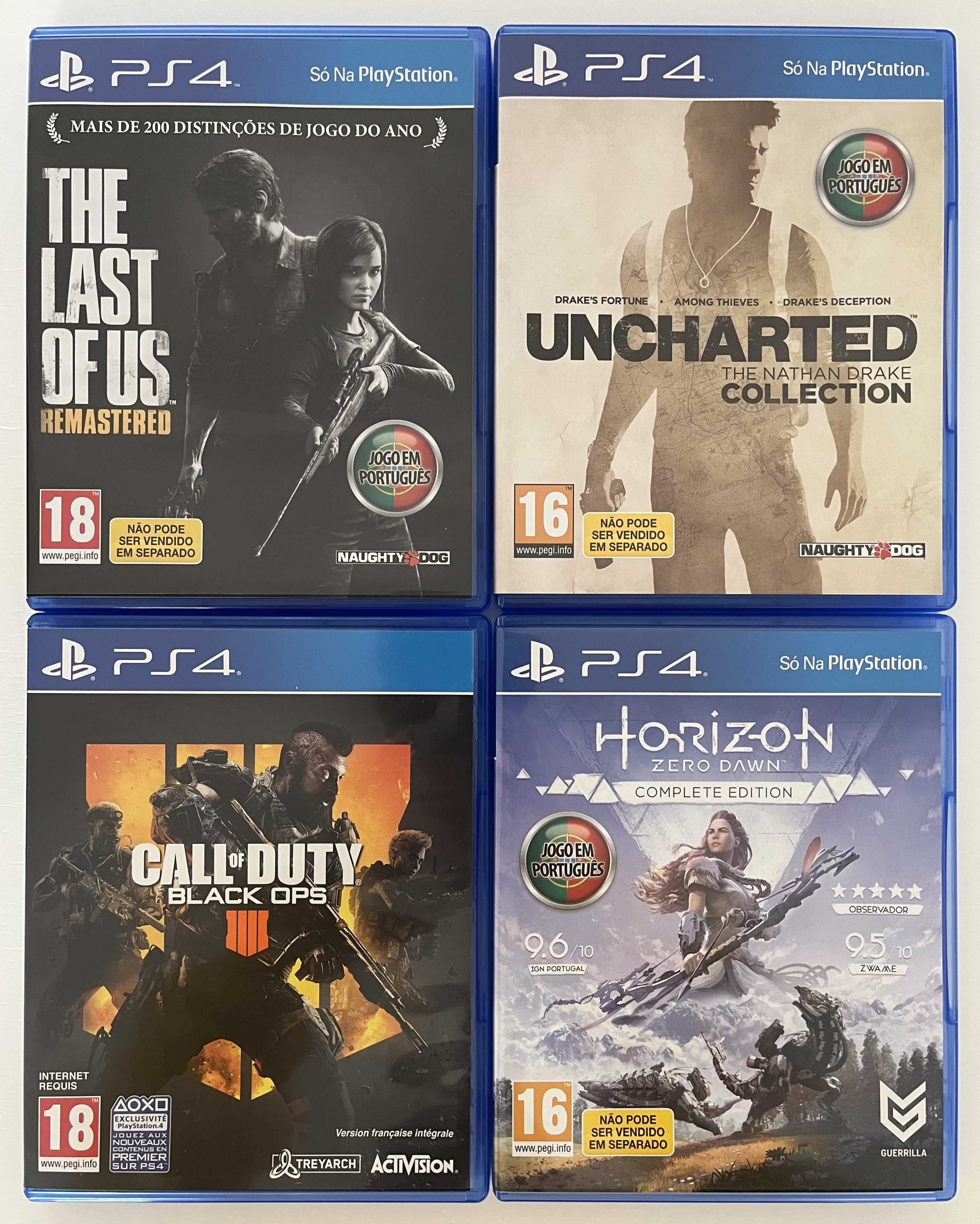 PlayStation 4 | Comando PS4 | PS4 | Slim | 500GB | Preta | Semi-nova