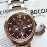 Zegarek tytanowy Boccia Titanium Outside sappchire crystal 40mm 10bar