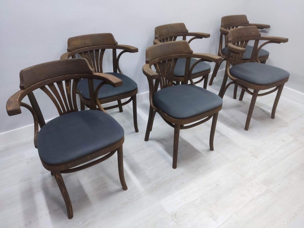 Krzesła Thonet Wachlarz z podłokietnikiem Fameg. 50 szt