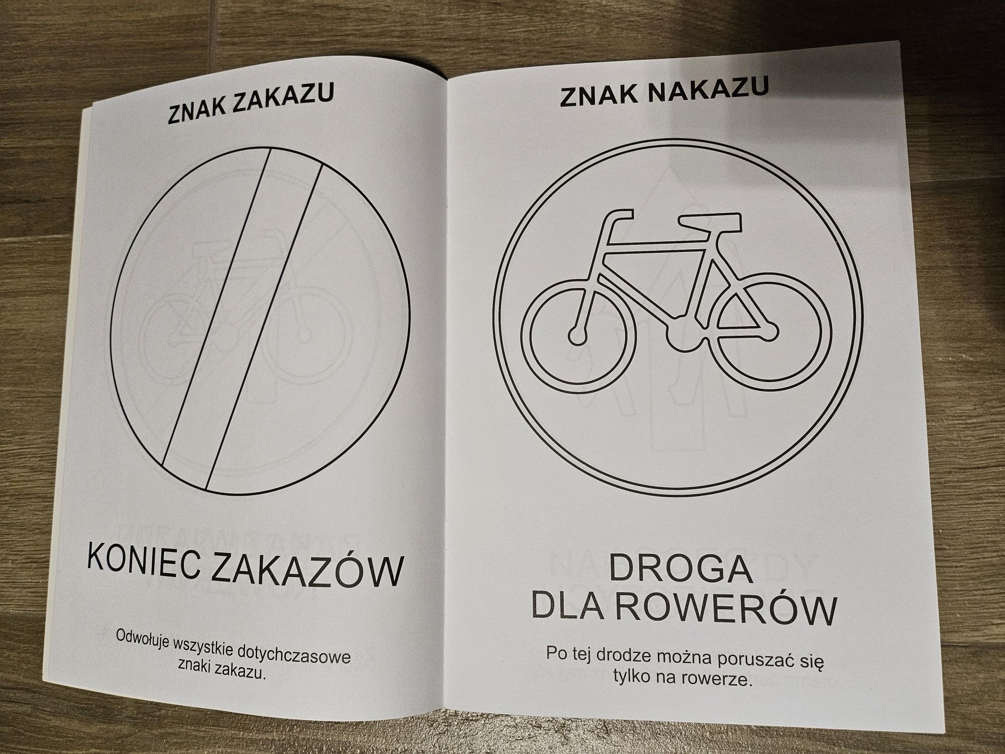 Kolorowanka Znaki Drogowe