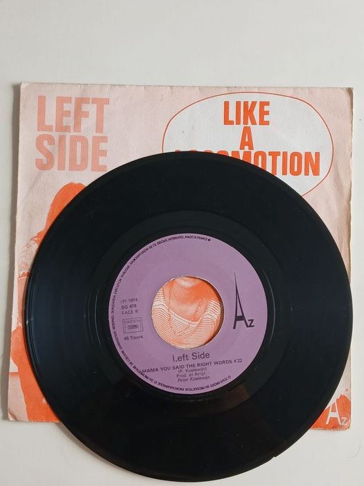 Vinil 45 rpm Left Side