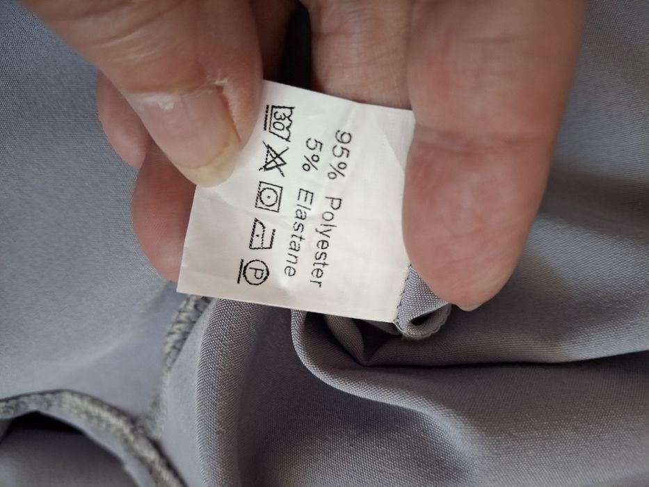 Лавандовое платье рубашка большого размера